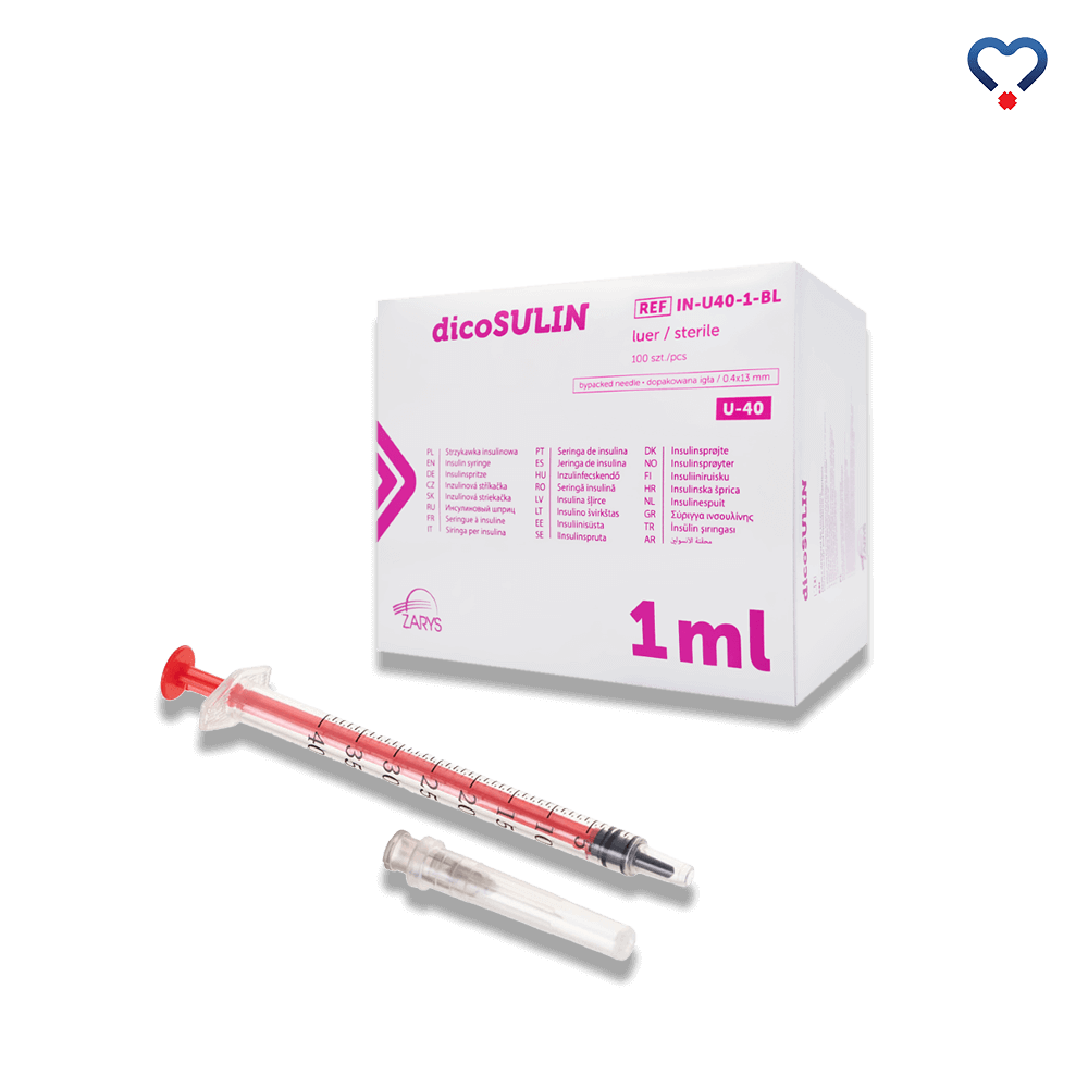 Insulin syringe 0.4x13 U-40 100 pieces