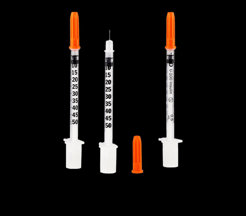 BD Micro-Fine Plus 0.5ml U-100 Insulin Syringe 0.3x8mm