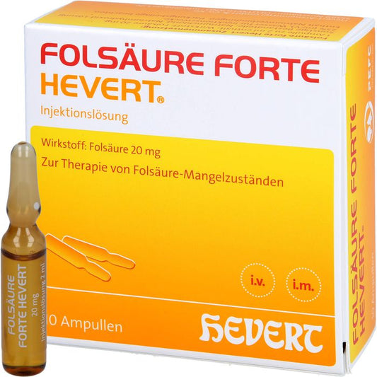 Folic Acid Forte 20mg/2ml x 10 vials