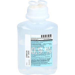 Saline 0.9%(Na Cl) Bottles (100ml, 250ml,  500ml or 1000ml)