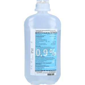 Saline 0.9%(Na Cl) Bottles (100ml, 250ml,  500ml or 1000ml)