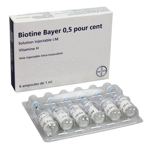 Biotine Bayer 0.5% (6 ampoules)