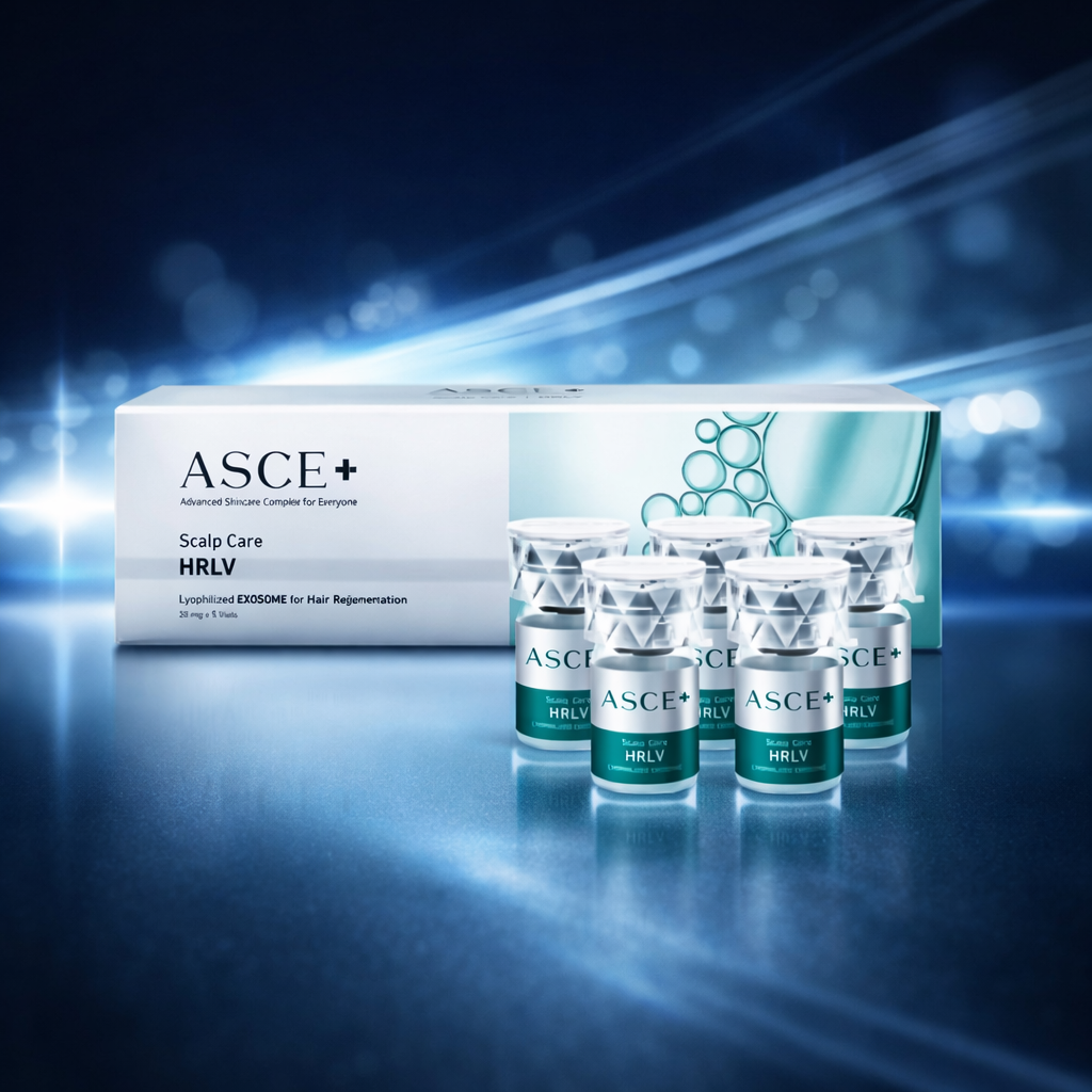 ASCE+ HRLV EXOSOMES premium hair solution 1box 5 bottles
