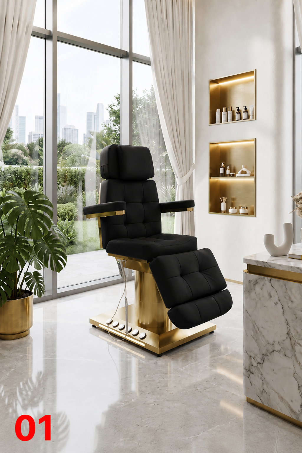 Multifunctional Luxury Beauty Bed / Aesthetic Treatment Chair – Professional Salon Chair