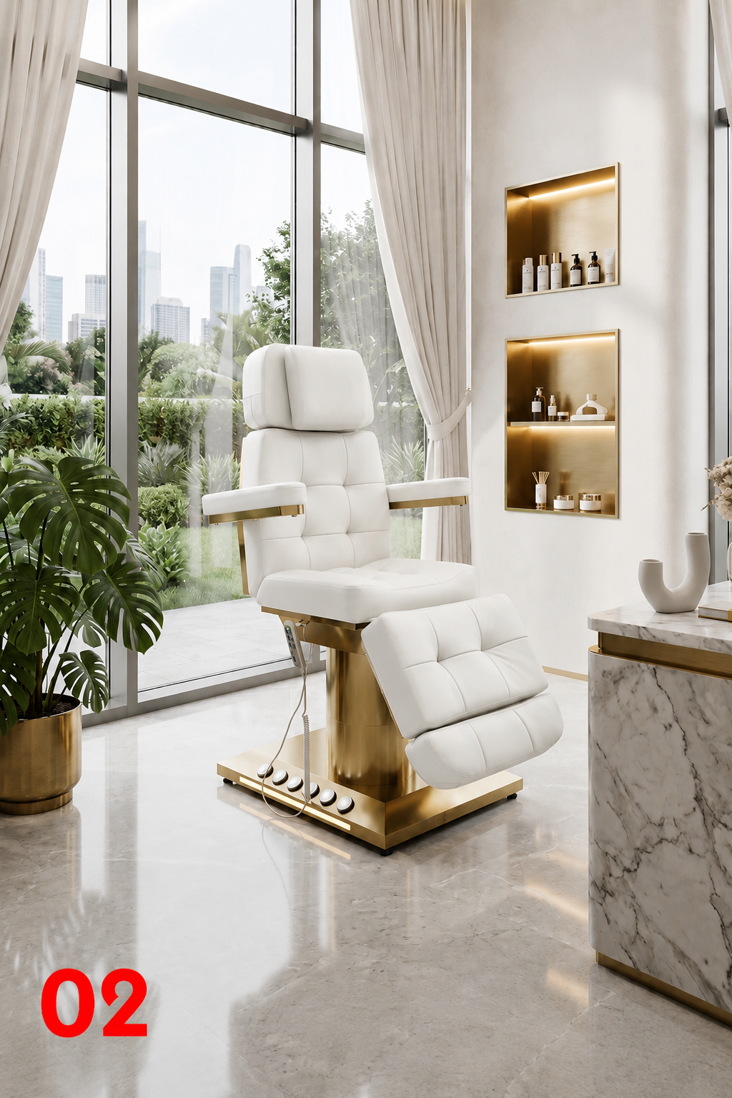 Multifunctional Luxury Beauty Bed / Aesthetic Treatment Chair – Professional Salon Chair