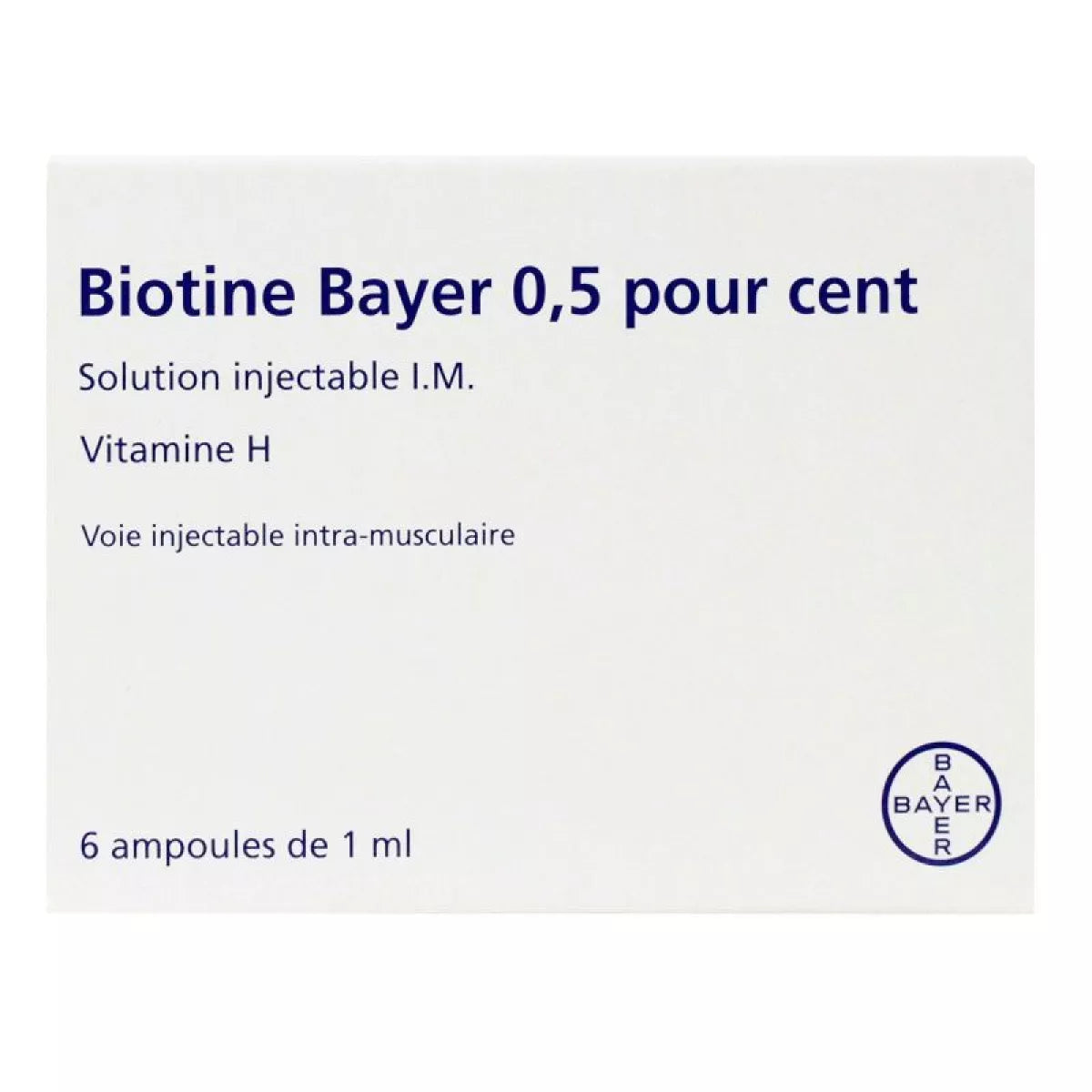Biotine Bayer 0.5% (6 ampoules)