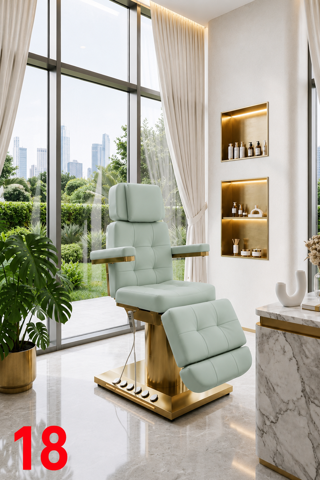 Multifunctional Luxury Beauty Bed / Aesthetic Treatment Chair – Professional Salon Chair