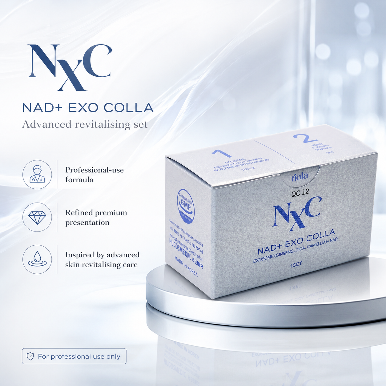 NXC NAD+ EXO COLLA Skin Booster | Professional NAD+ & Exosome Formula